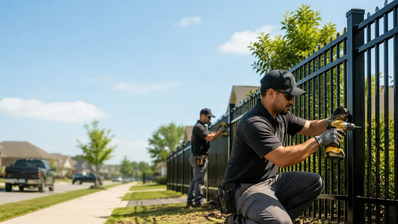 Metal Fence Installation in Republic, MI
